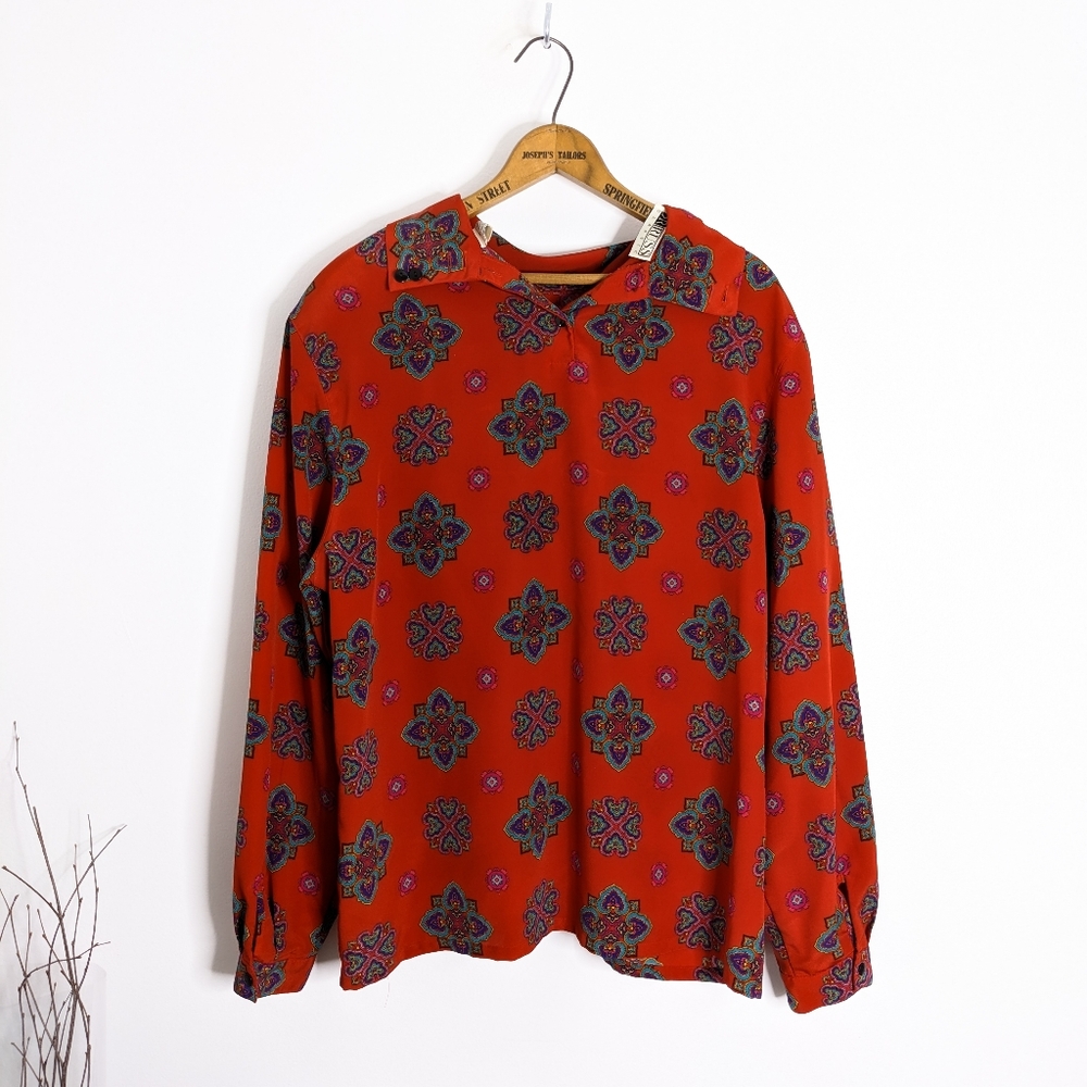 Red Blouse Size 14
